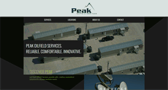 Desktop Screenshot of peakoilservices.com